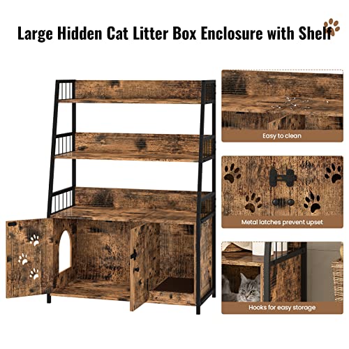 DKLGG Large Cat House with Scratching Board - Sturdy Wooden Indoor Solution for Cat Lovers