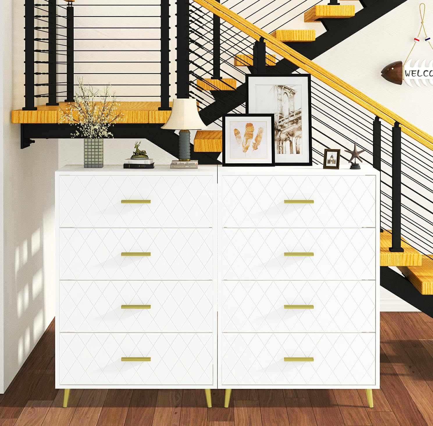 DKLGG 3-Drawer Dresser - Stylish Storage Solution for Bedroom DKLGG 3-Drawer Dresser - Stylish Storage Solution for Bedroom