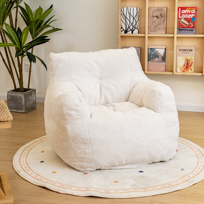 DKLGG Adult Jumbo Bean Bag Chair - Large and Cozy with Extra Padding