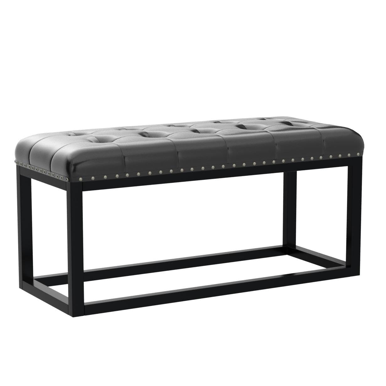 DKLGG Stylish Large Storage Ottoman - 47.24” Velvet Design in Gold and Pink for Your Home