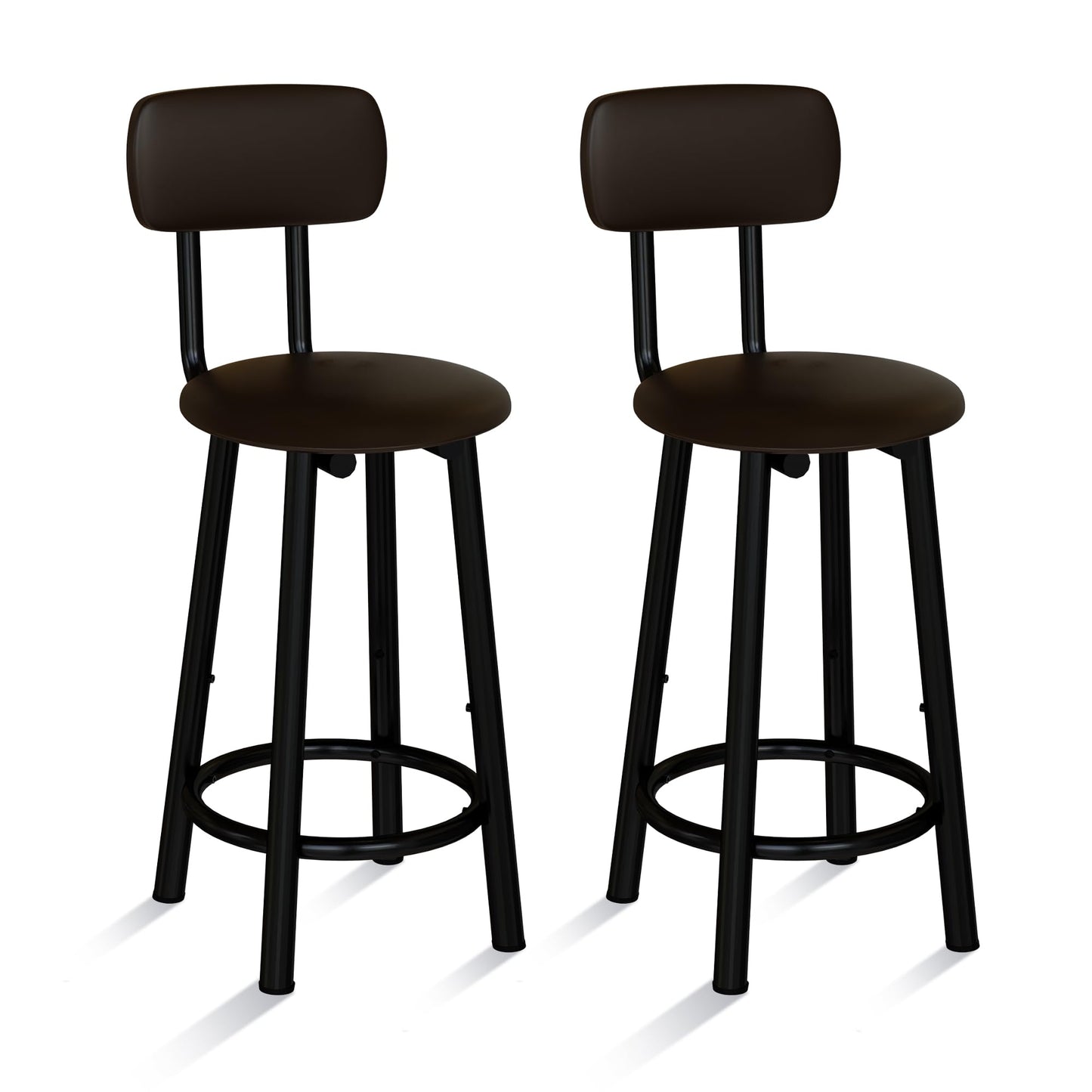 DKLGG Modern Barstool Set of 2 - Stylish Gold Design for Trendy Spaces