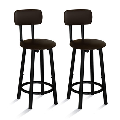 DKLGG Modern Barstool Set of 2 - Stylish Gold Design for Trendy Spaces