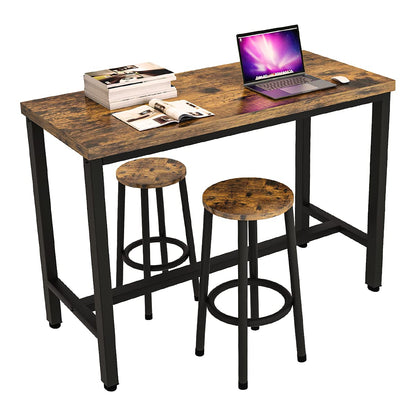 DKLGG 3-Piece Pub Dining Set - Stylish Bar Table with Versatile Chairs for Any Space