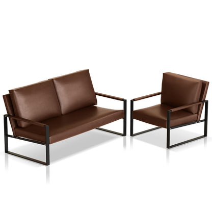 DKLGG Mid Century Modern Sofa Set - Vintage Style for a Timeless Living Room