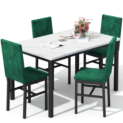 DKLGG Stylish Kitchen Dining Set for 4 - Elegant Table and Chairs for Modern Homes