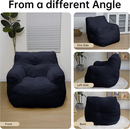 DKLGG Bean Bag Chair with Soft Tufted Padding - Perfect for Any Living Space