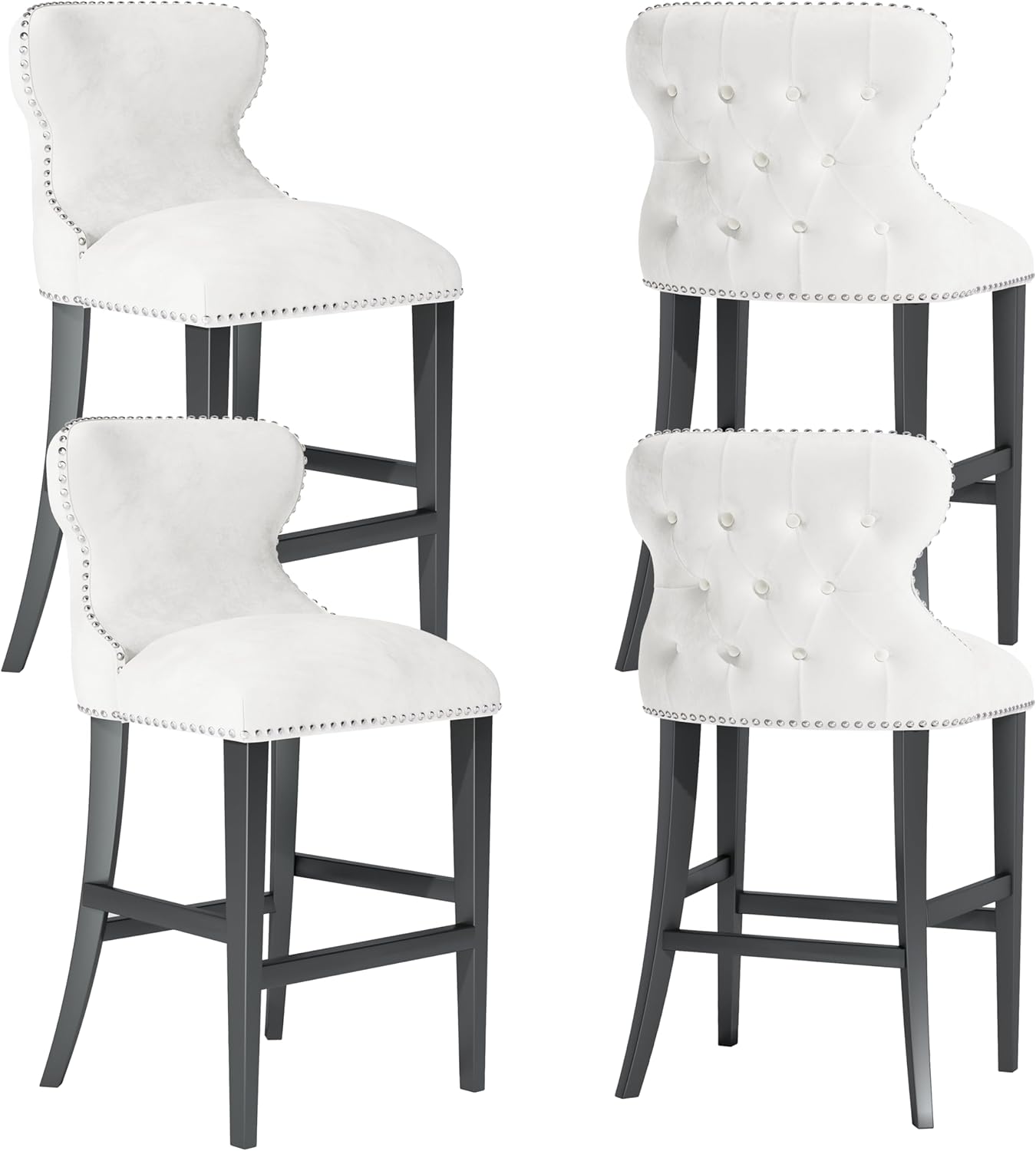 DKLGG 26-Inch Backrest Barstools - Perfect for Dining Areas and Home Bars