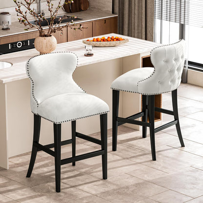 DKLGG 26-Inch Backrest Barstools - Perfect for Dining Areas and Home Bars