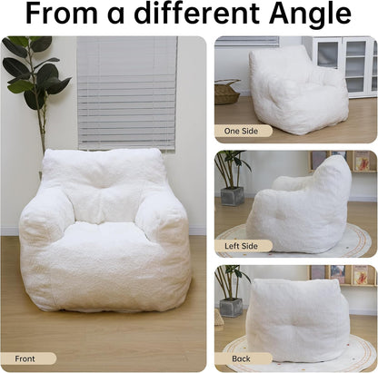 DKLGG Bean Bag Chair with Soft Tufted Padding - Perfect for Any Living Space