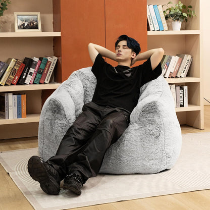 DKLGG Large Bean Bag Chair with Luxurious Padding - Perfect for Lazy Days in the Living Room