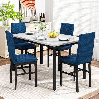 DKLGG Stylish Kitchen Dining Set for 4 - Elegant Table and Chairs for Modern Homes