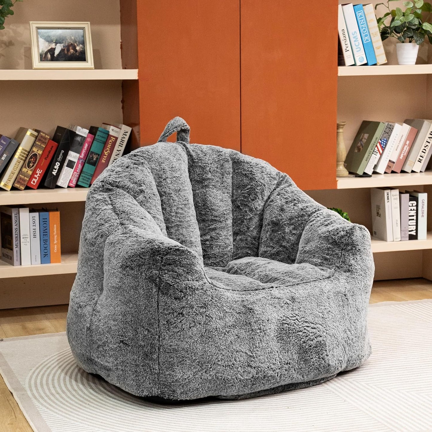 DKLGG Large Bean Bag Chair with Luxurious Padding - Perfect for Lazy Days in the Living Room